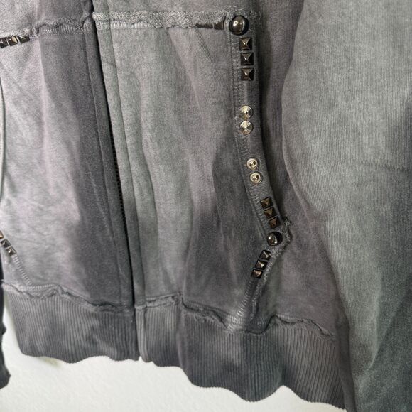 Konquest Closet Jacket Mens Large Skull Dragon Studded Y2K Grunge Streetwear NEW - Picture 10 of 16